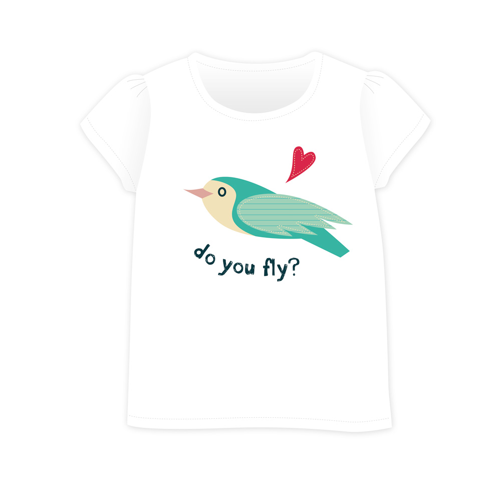 Birds&Lines Babies SS18 / TShirt / Positional3 W