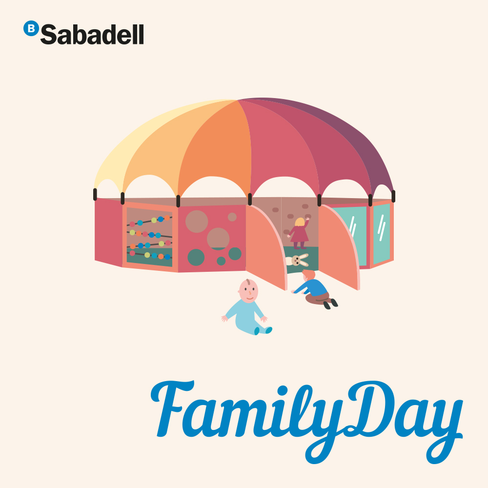 Family Day / Banc Sabadell / detall carpa per a bebès
