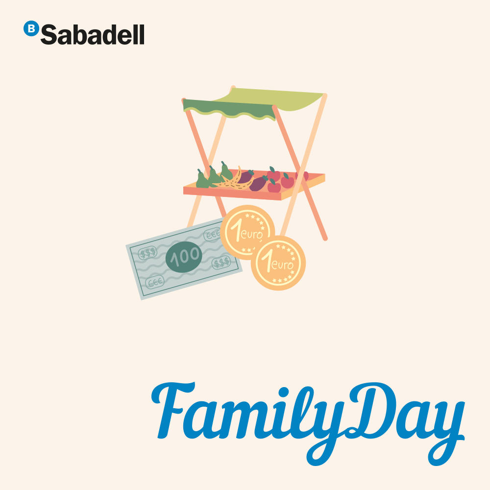 Family Day / Banc Sabadell / detall taller petit centre comercial