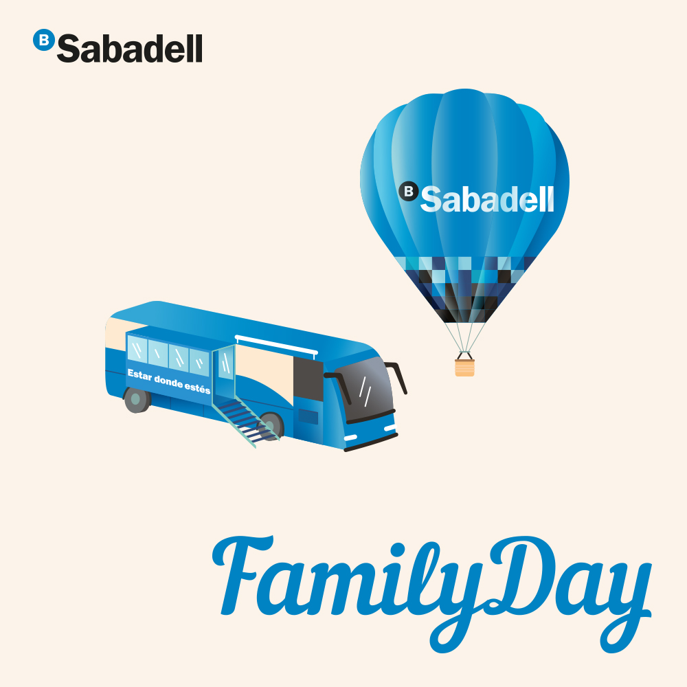 Family Day / Banc Sabadell / detall elements corporatius