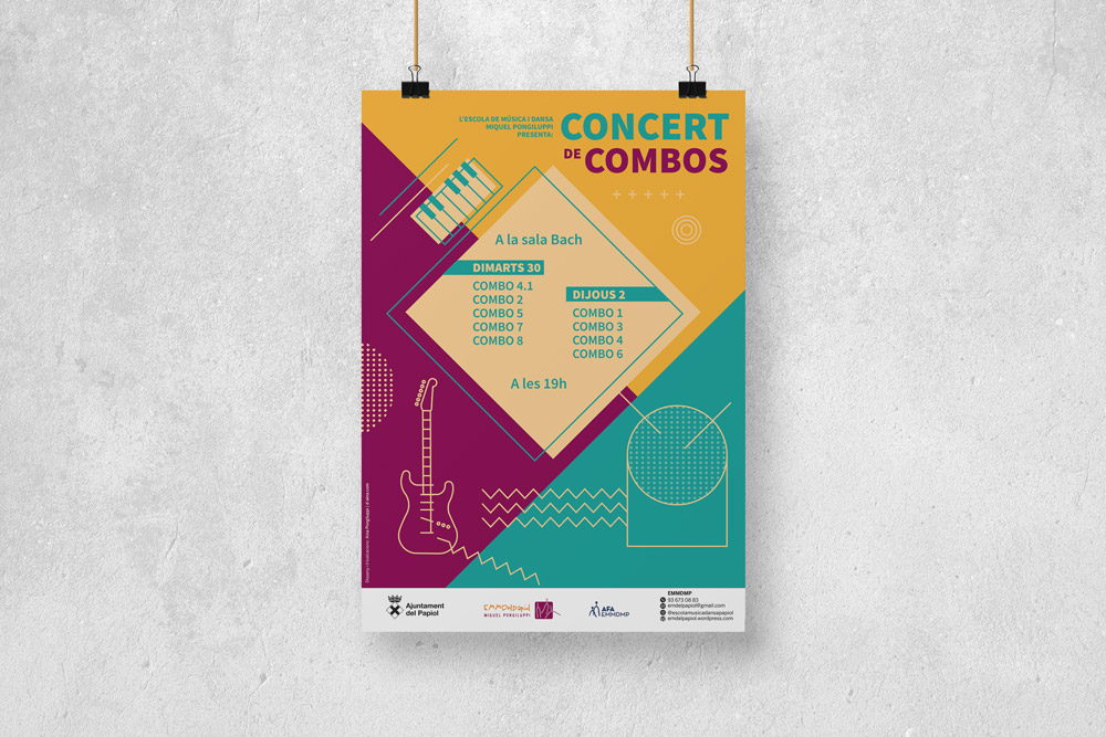 Cartell Concert de Combos 2021